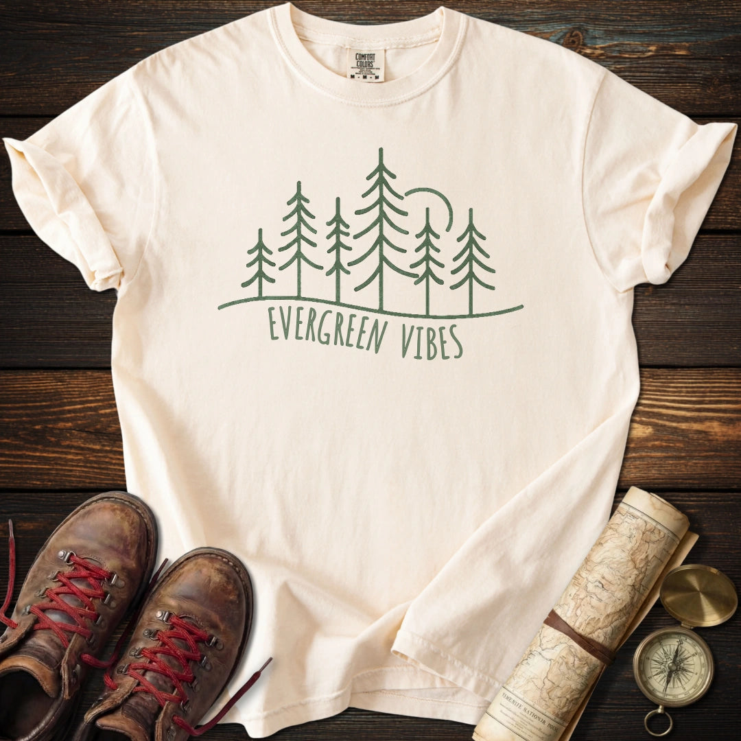 Evergreen Vibes Minimalist T-Shirt