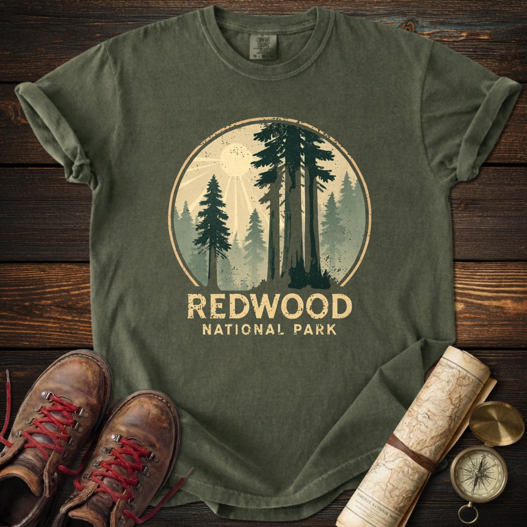 Redwood National Park Distressed T-Shirt