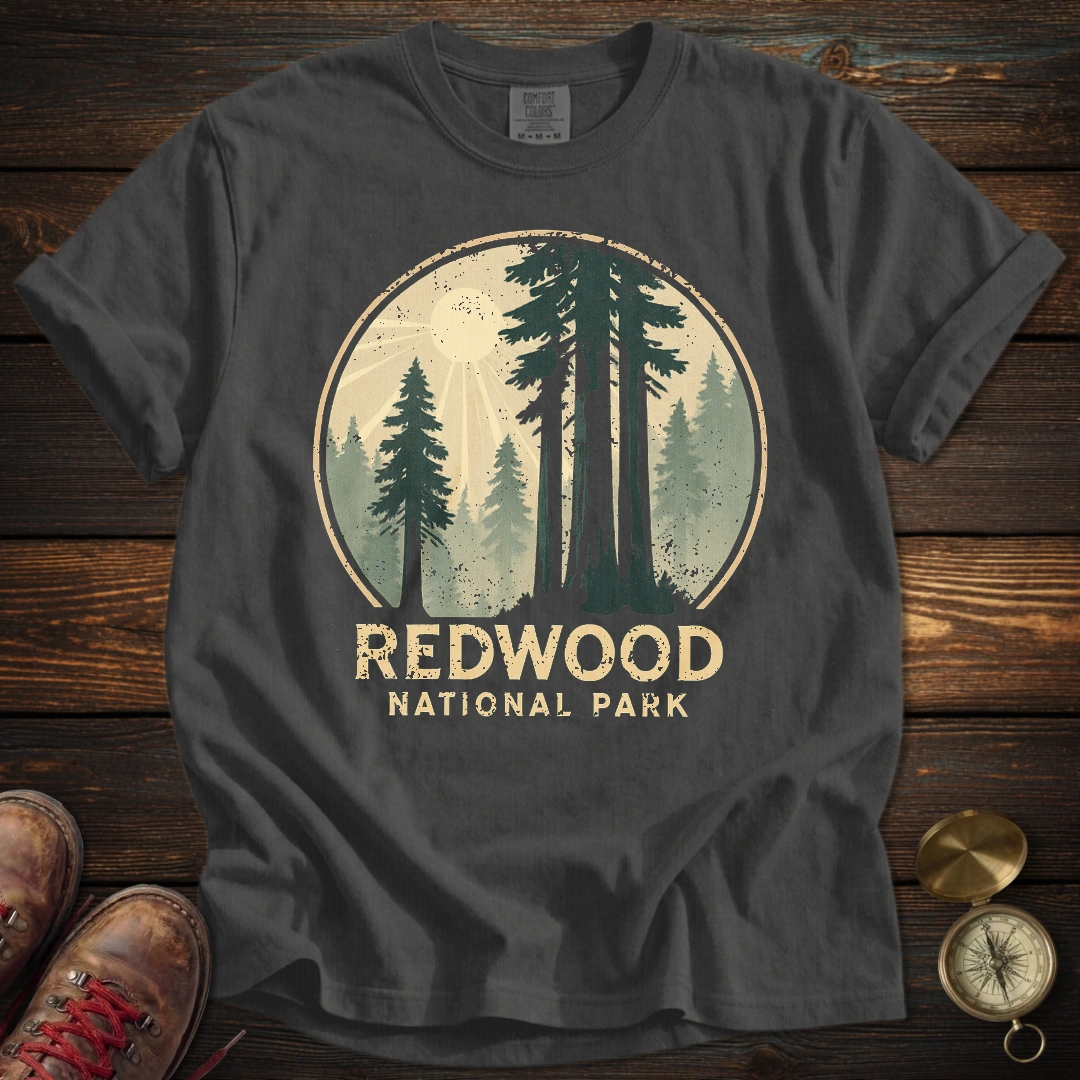 Redwood National Park Distressed T-Shirt