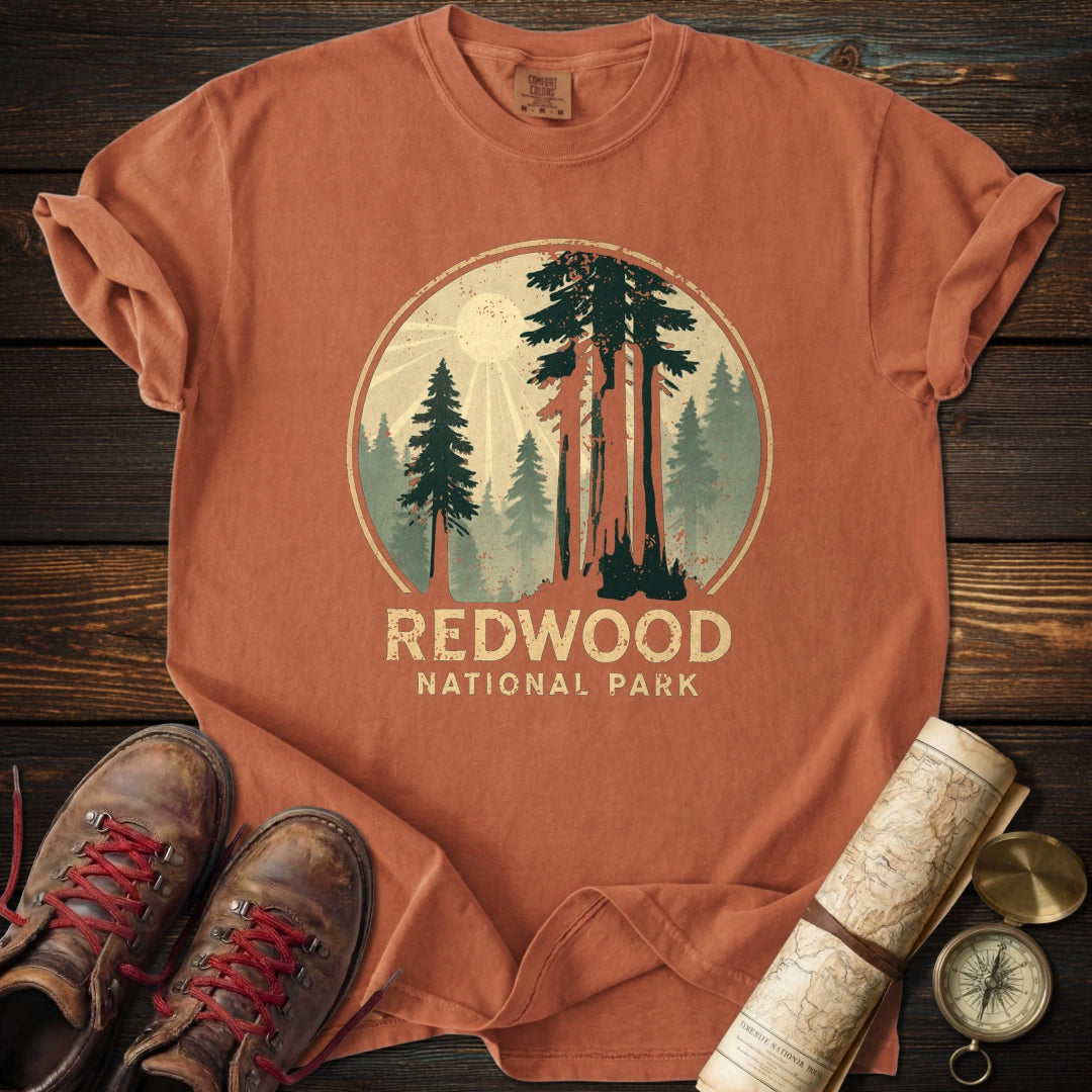 Redwood National Park Distressed T-Shirt