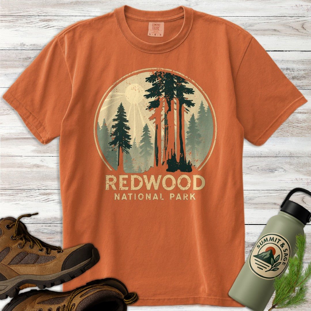 Redwood National Park Distressed T-Shirt