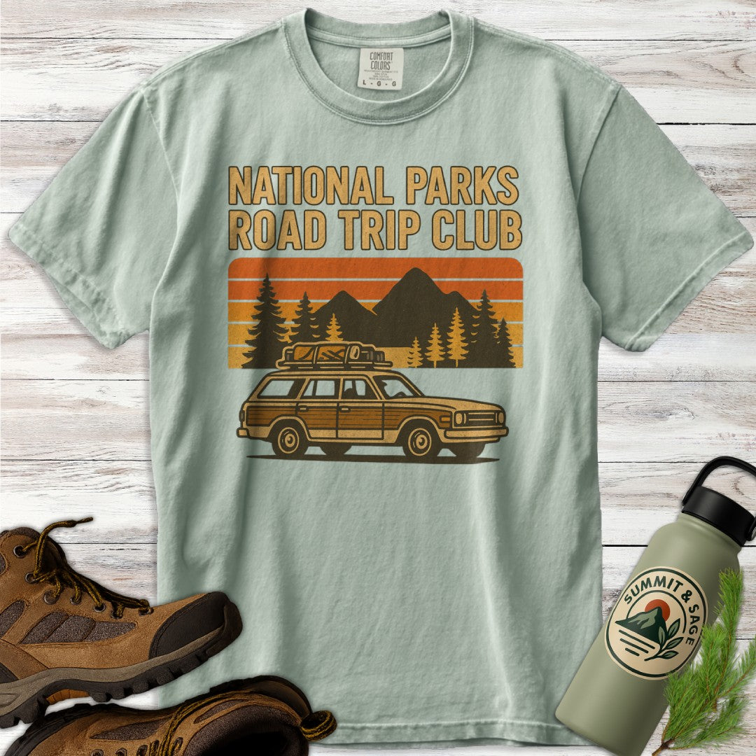 Retro National Parks Road Trip T-Shirt