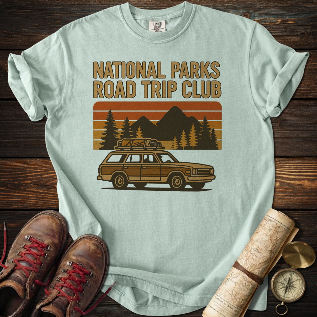 Retro National Parks Road Trip T-Shirt