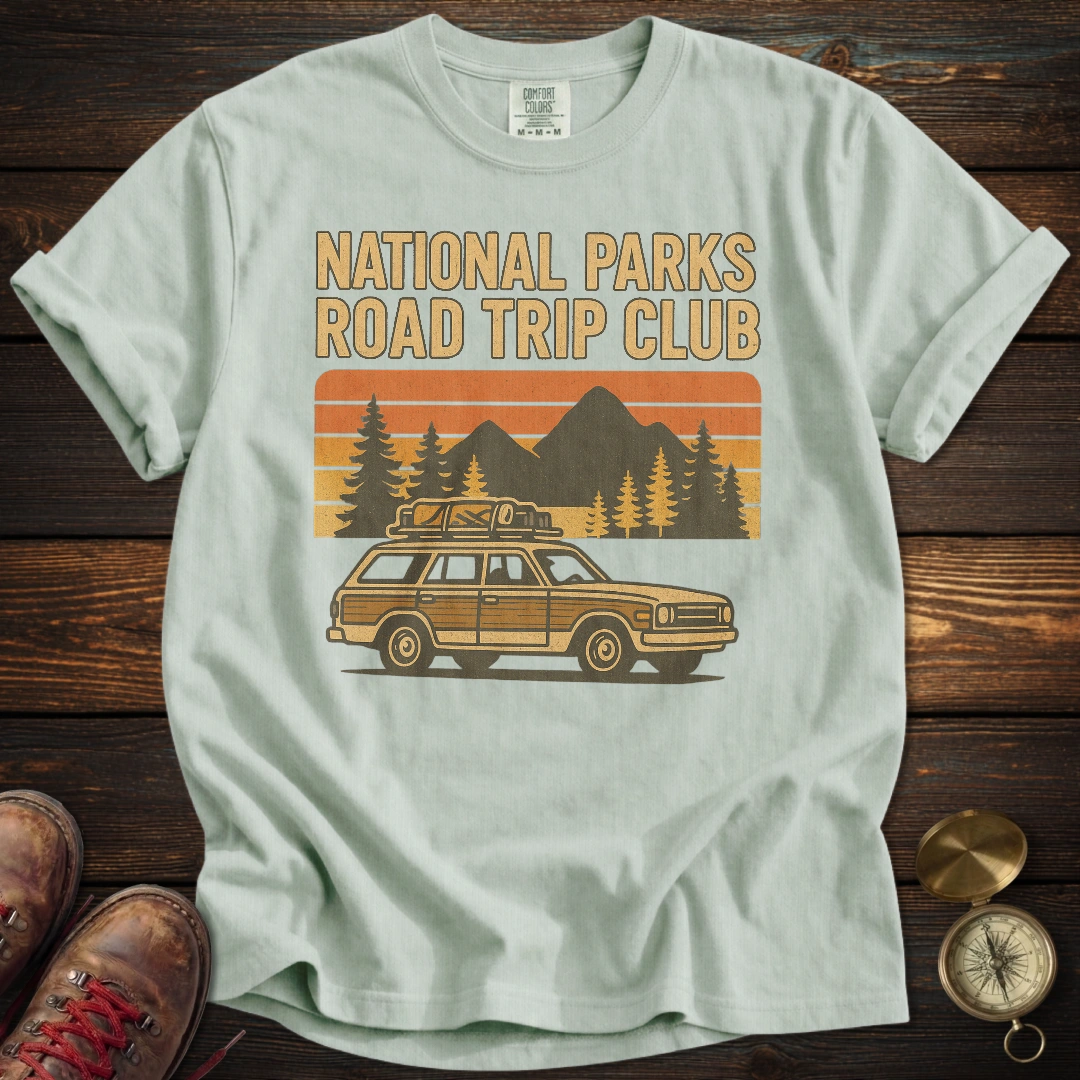 Retro National Parks Road Trip T-Shirt