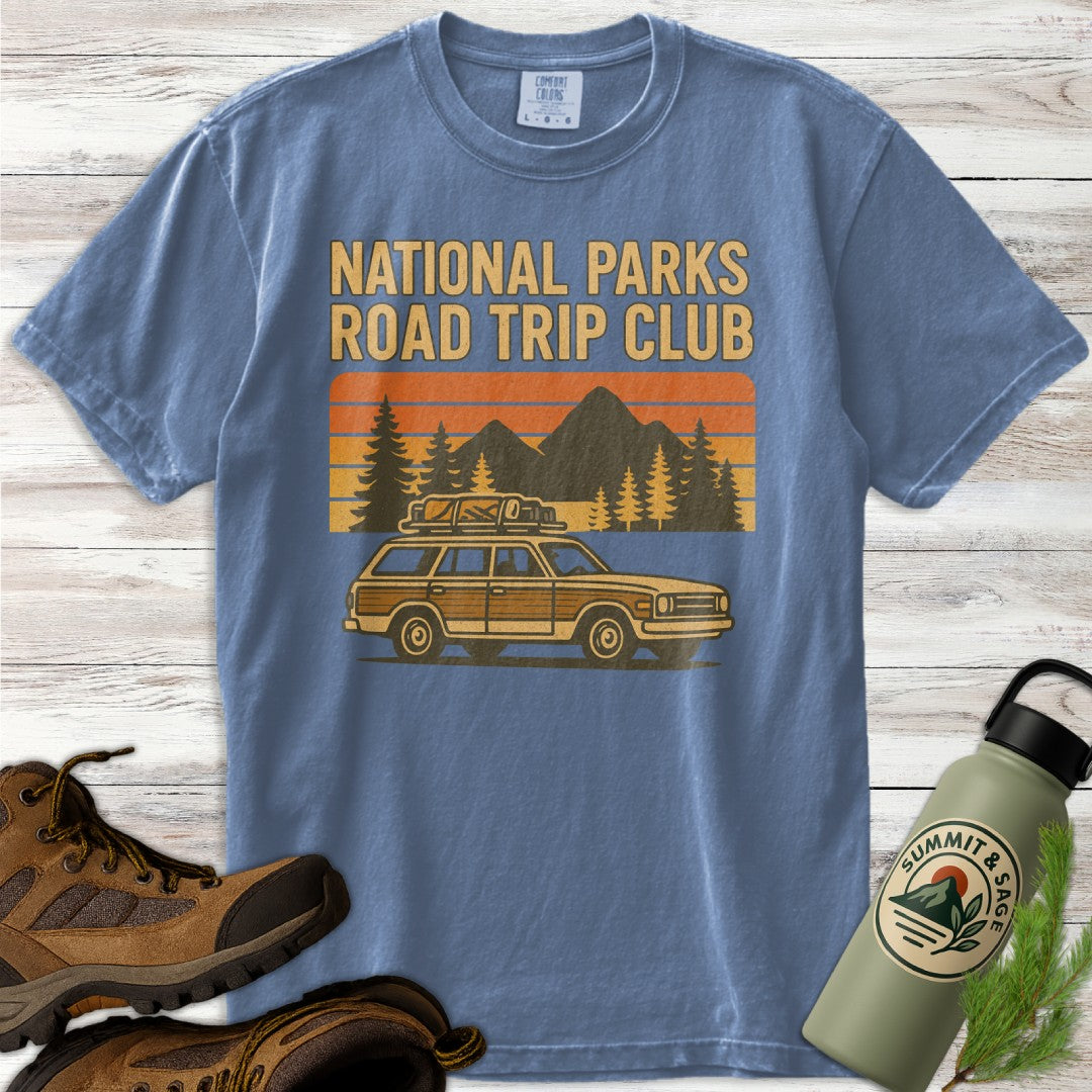 Retro National Parks Road Trip T-Shirt