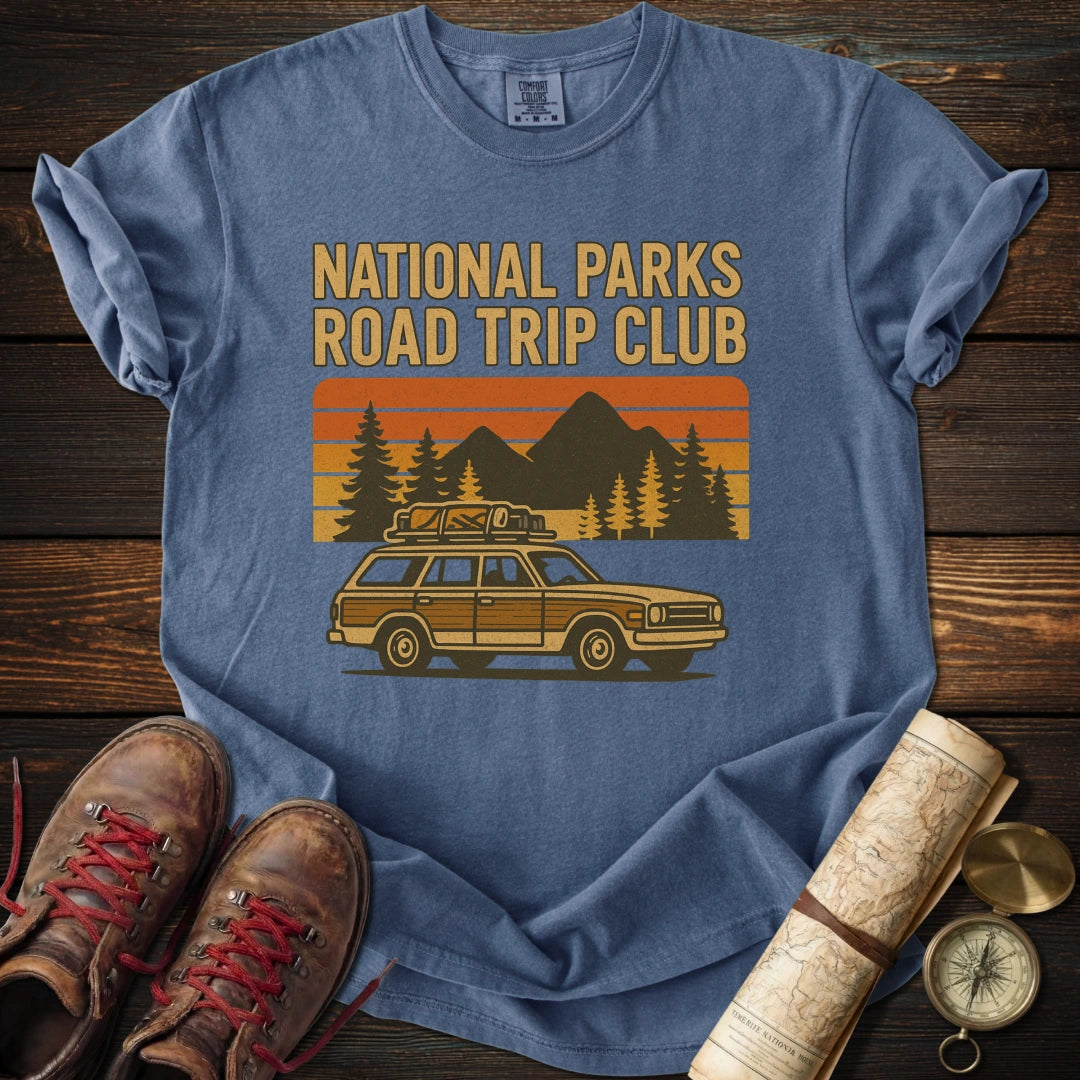 Retro National Parks Road Trip T-Shirt