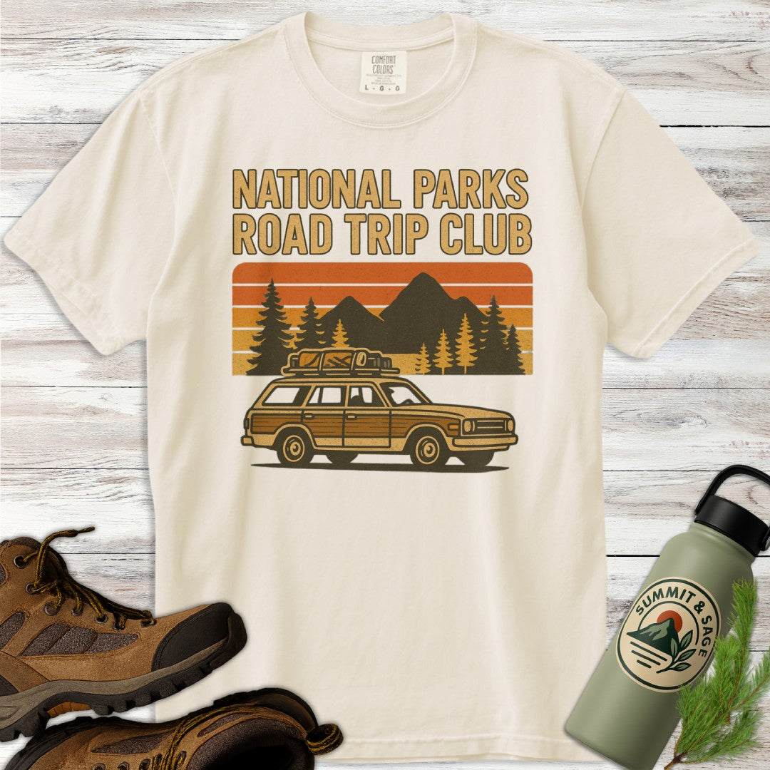 Retro National Parks Road Trip T-Shirt