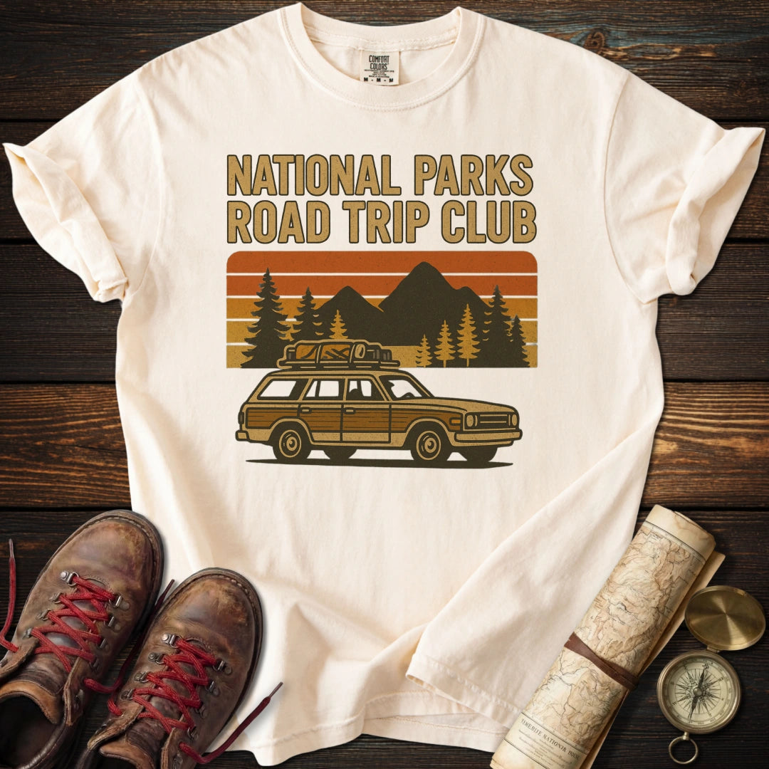Retro National Parks Road Trip T-Shirt