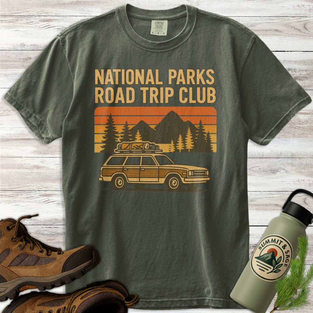 Retro National Parks Road Trip T-Shirt