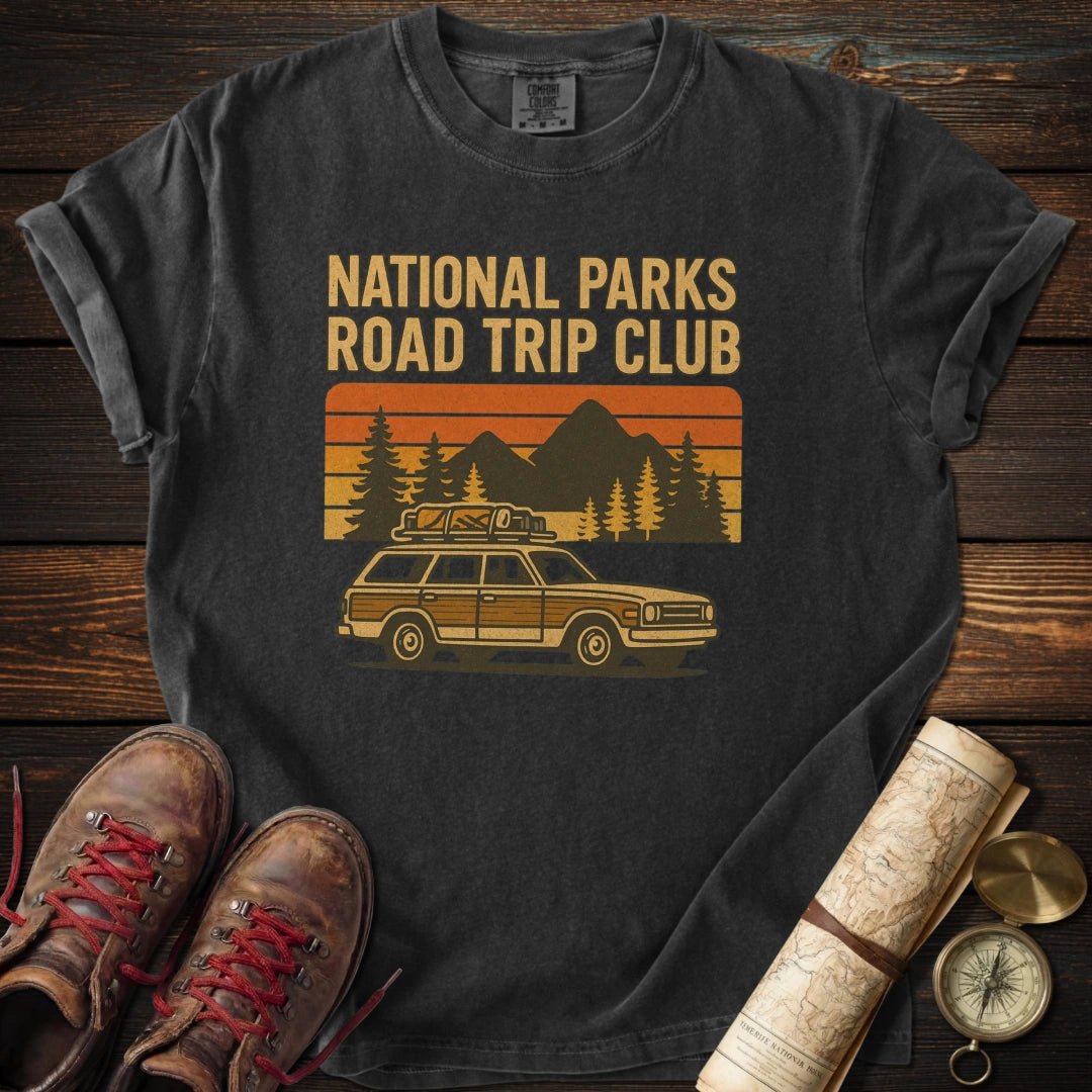 Retro National Parks Road Trip T-Shirt