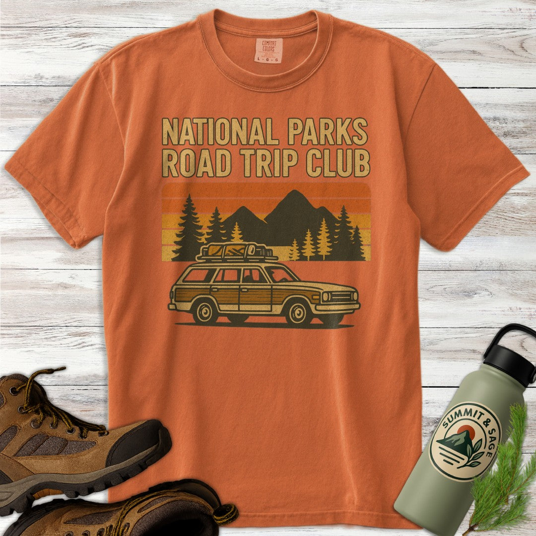 Retro National Parks Road Trip T-Shirt