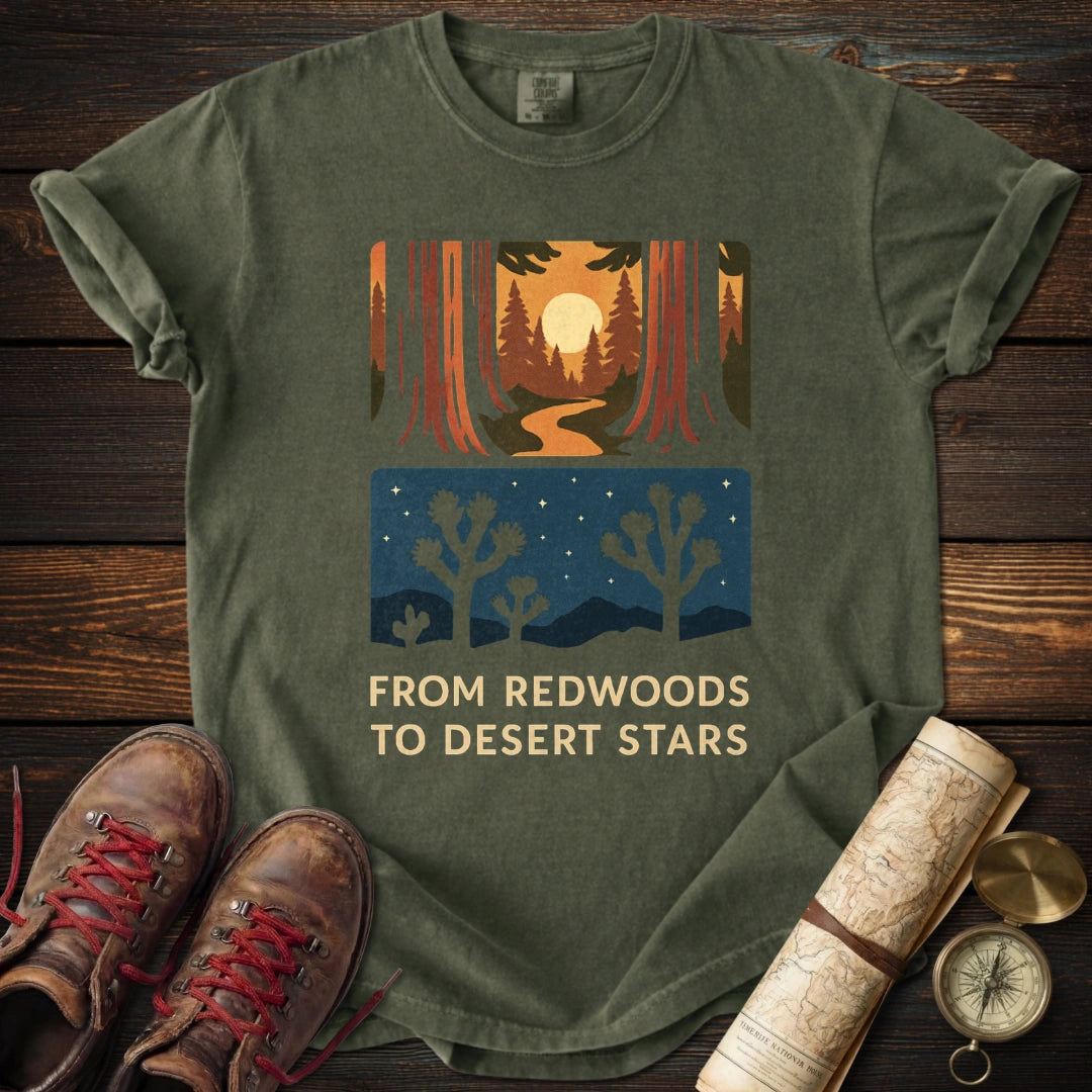 From Redwoods to Desert Stars T-Shirt