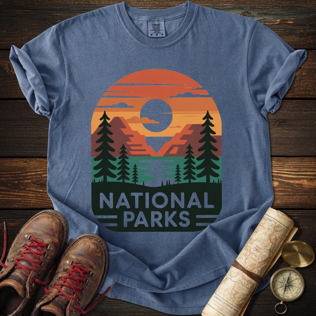 National Parks Badge Style T-Shirt