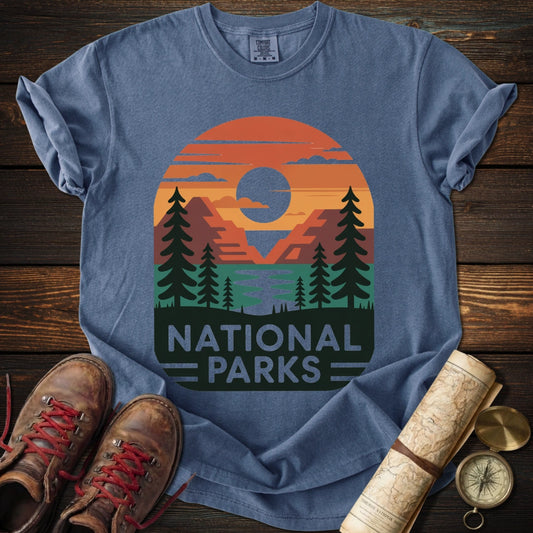 National Parks Badge Style T-Shirt
