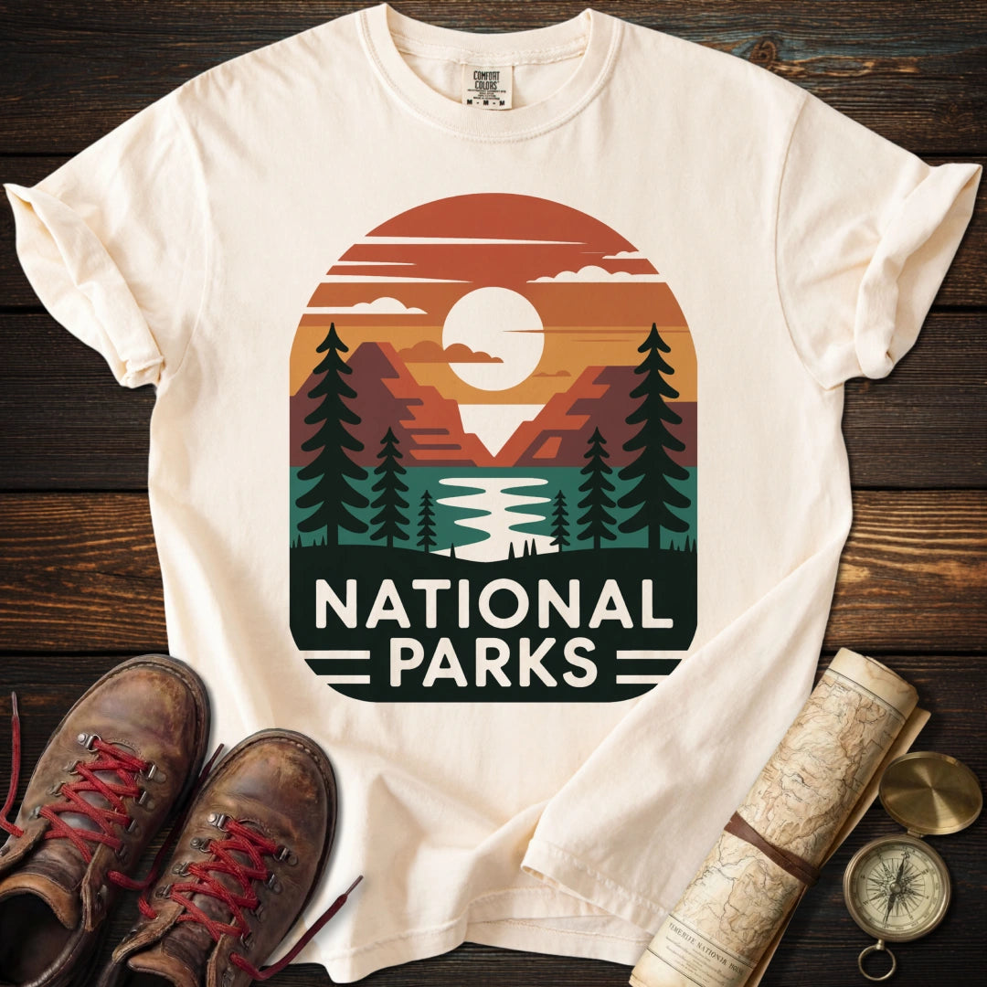 National Parks Badge Style T-Shirt