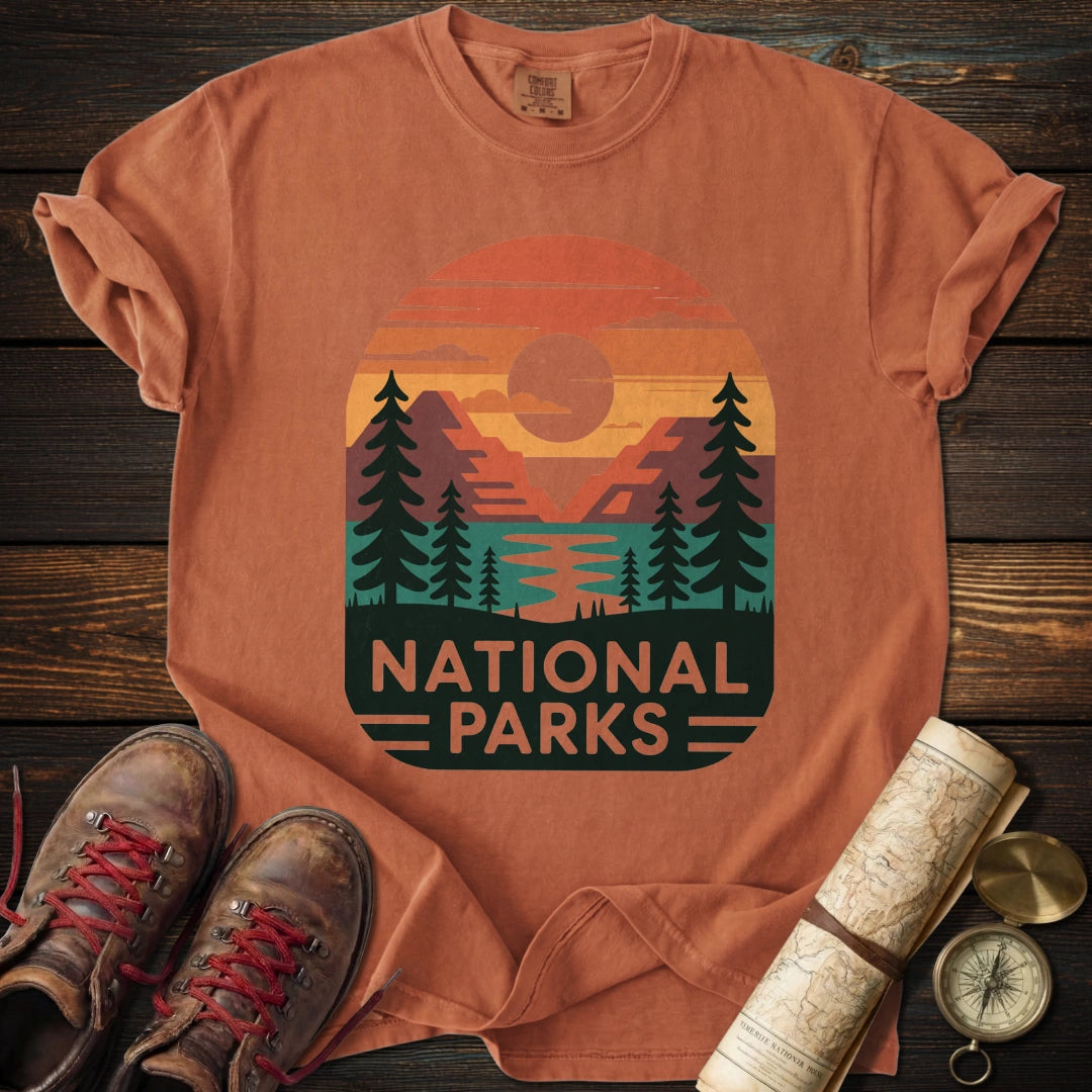 National Parks Badge Style T-Shirt