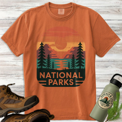 National Parks Badge Style T-Shirt