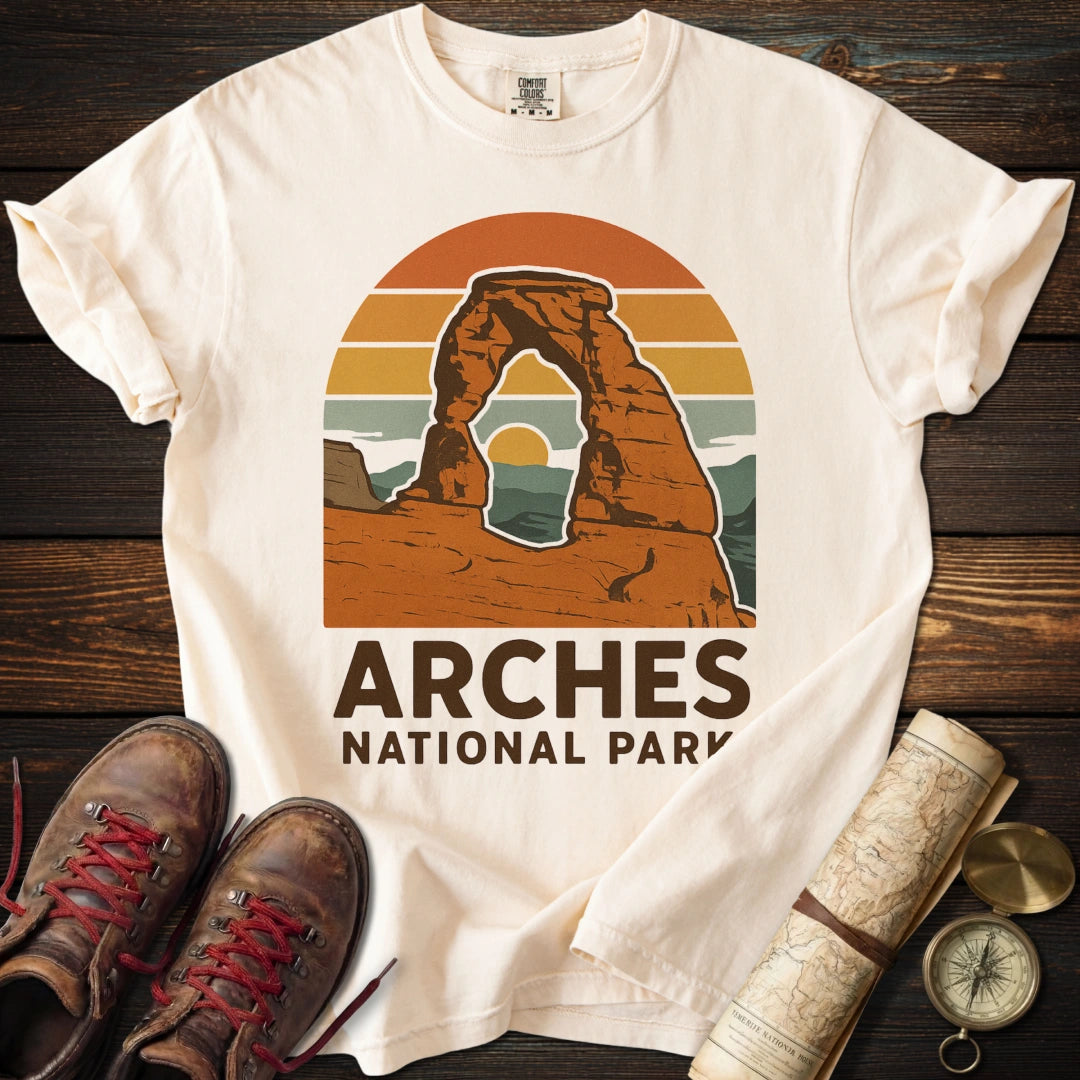 Retro Arches National Park T-Shirt