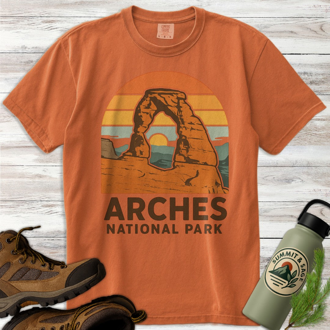 Retro Arches National Park T-Shirt
