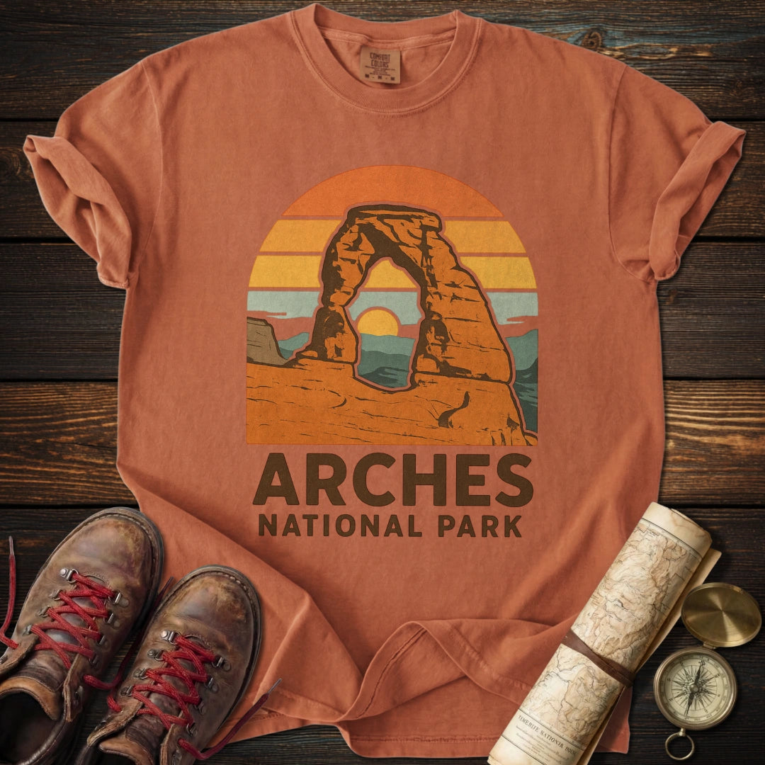 Retro Arches National Park T-Shirt