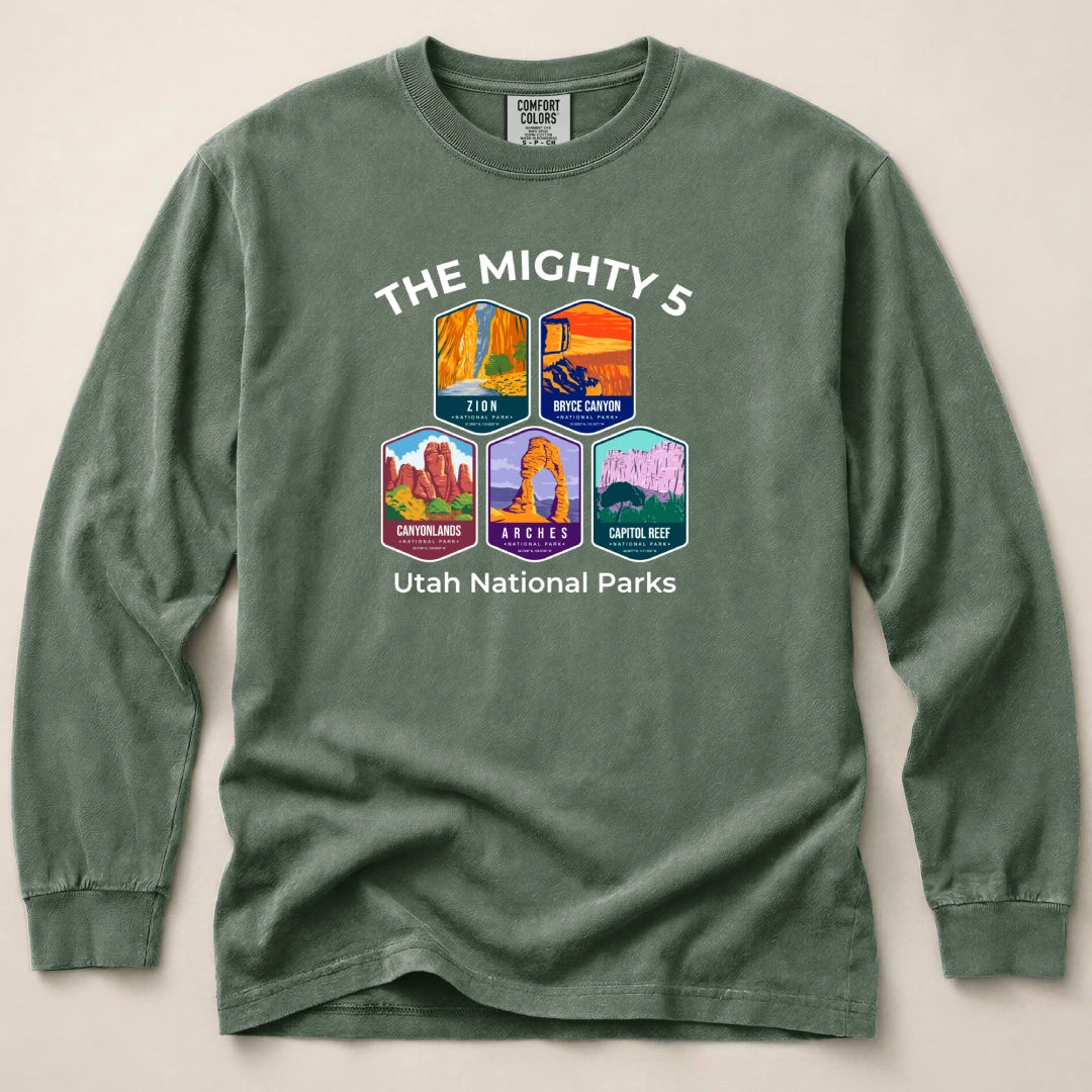 Utah Mighty 5 WPA Long Sleeved T-Shirt