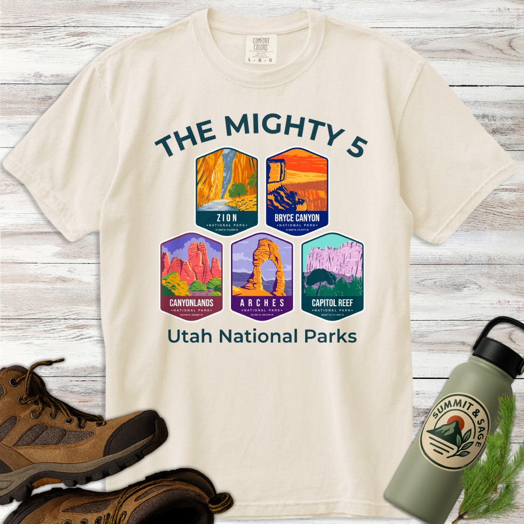 Mighty 5 Vintage WPA T-Shirt