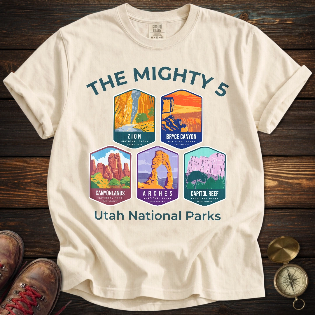 Mighty 5 Vintage WPA T-Shirt