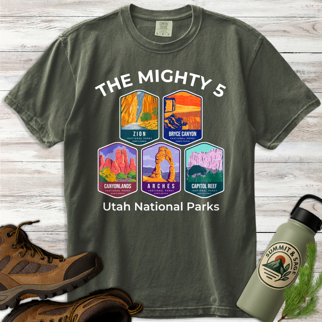 Mighty 5 Vintage WPA T-Shirt