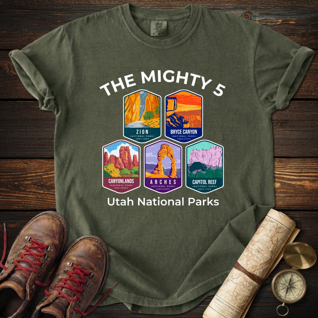 Mighty 5 Vintage WPA T-Shirt