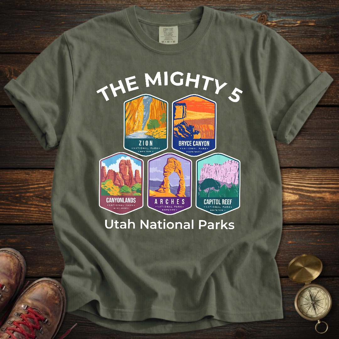 Mighty 5 Vintage WPA T-Shirt