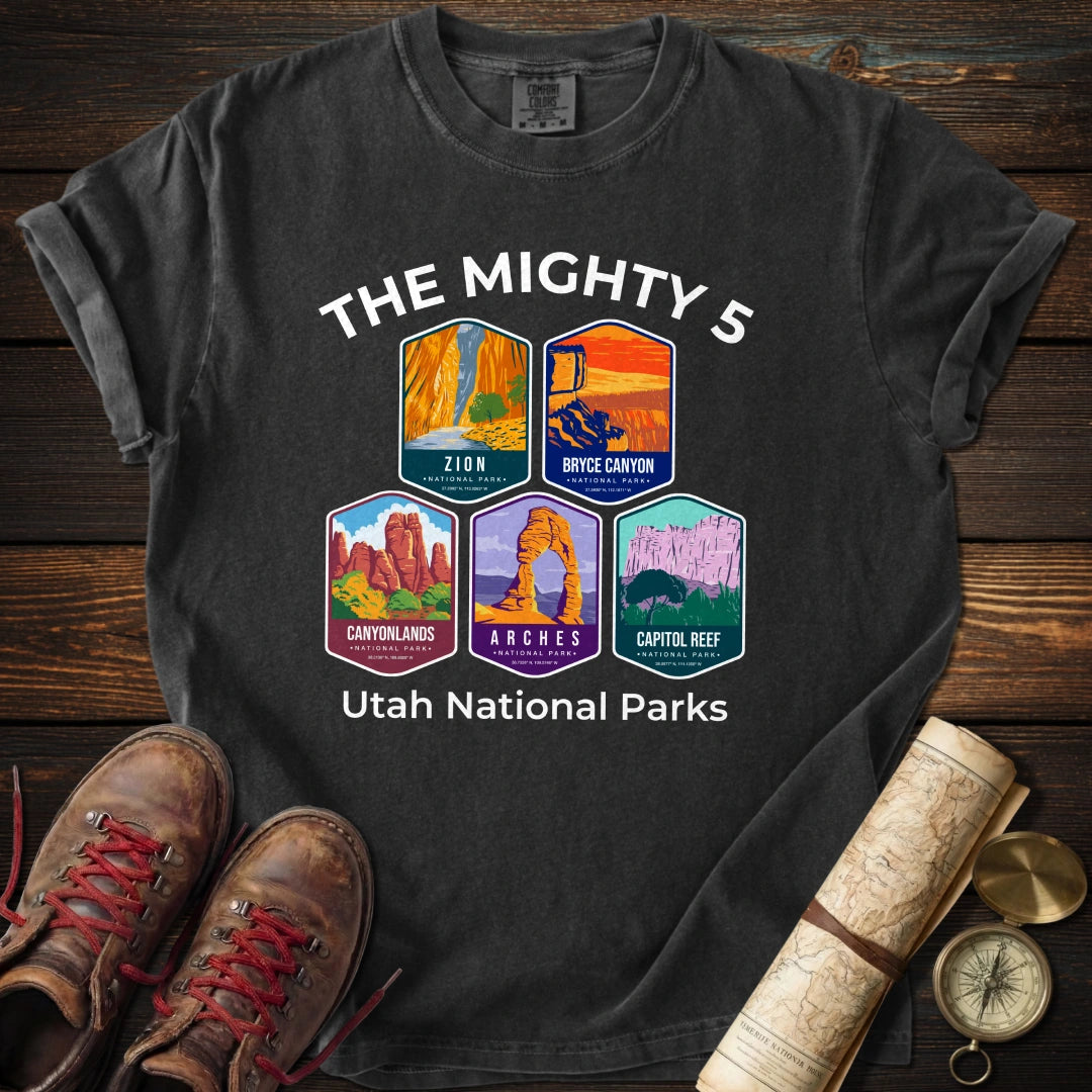 Mighty 5 Vintage WPA T-Shirt
