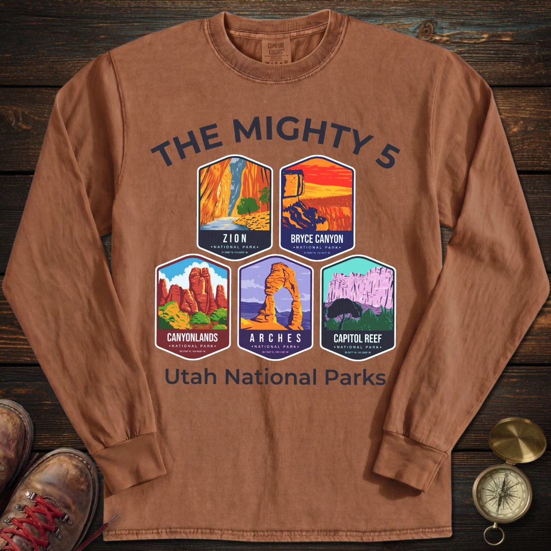Utah Mighty 5 WPA Long Sleeved T-Shirt