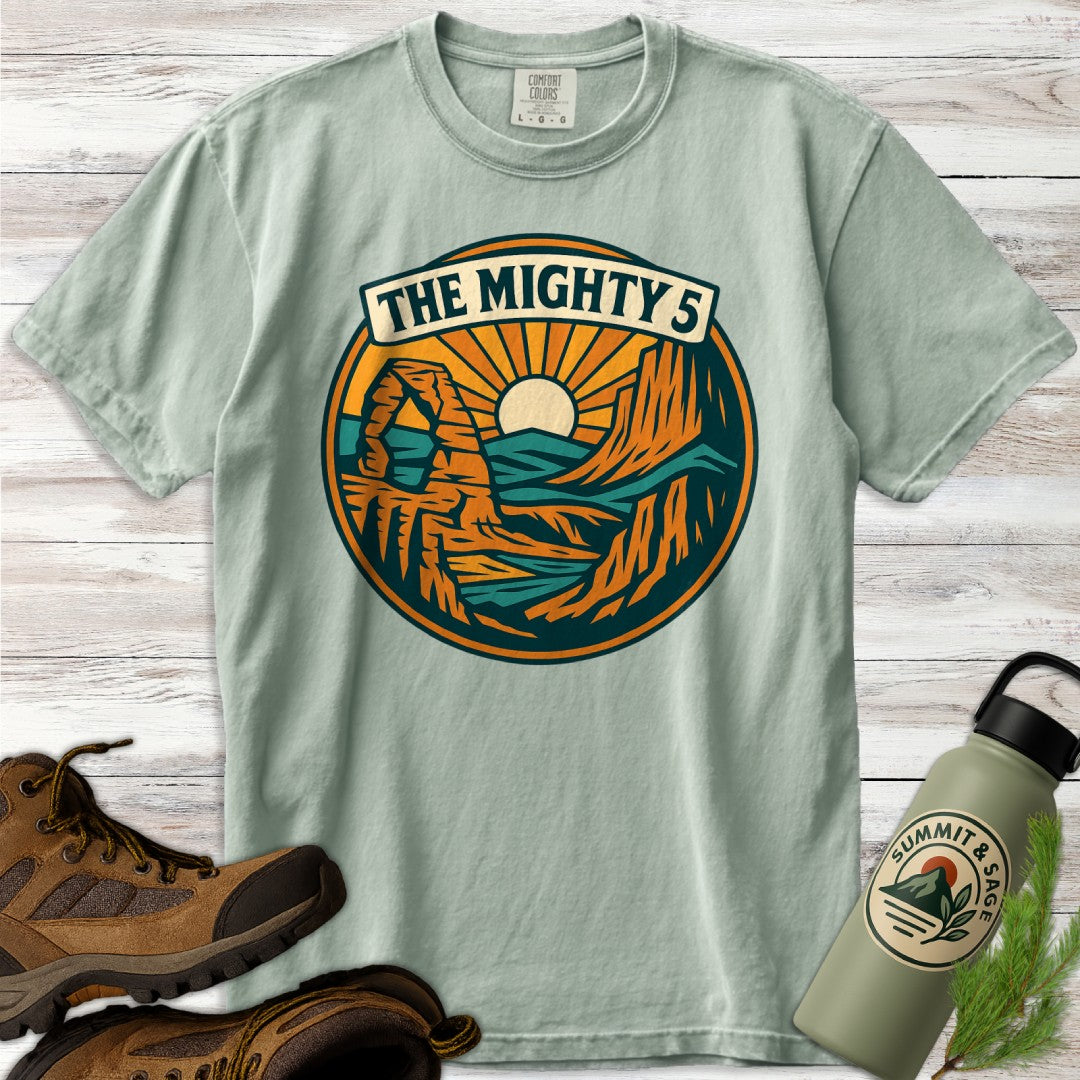 Mighty 5 Vintage Panorama T-Shirt