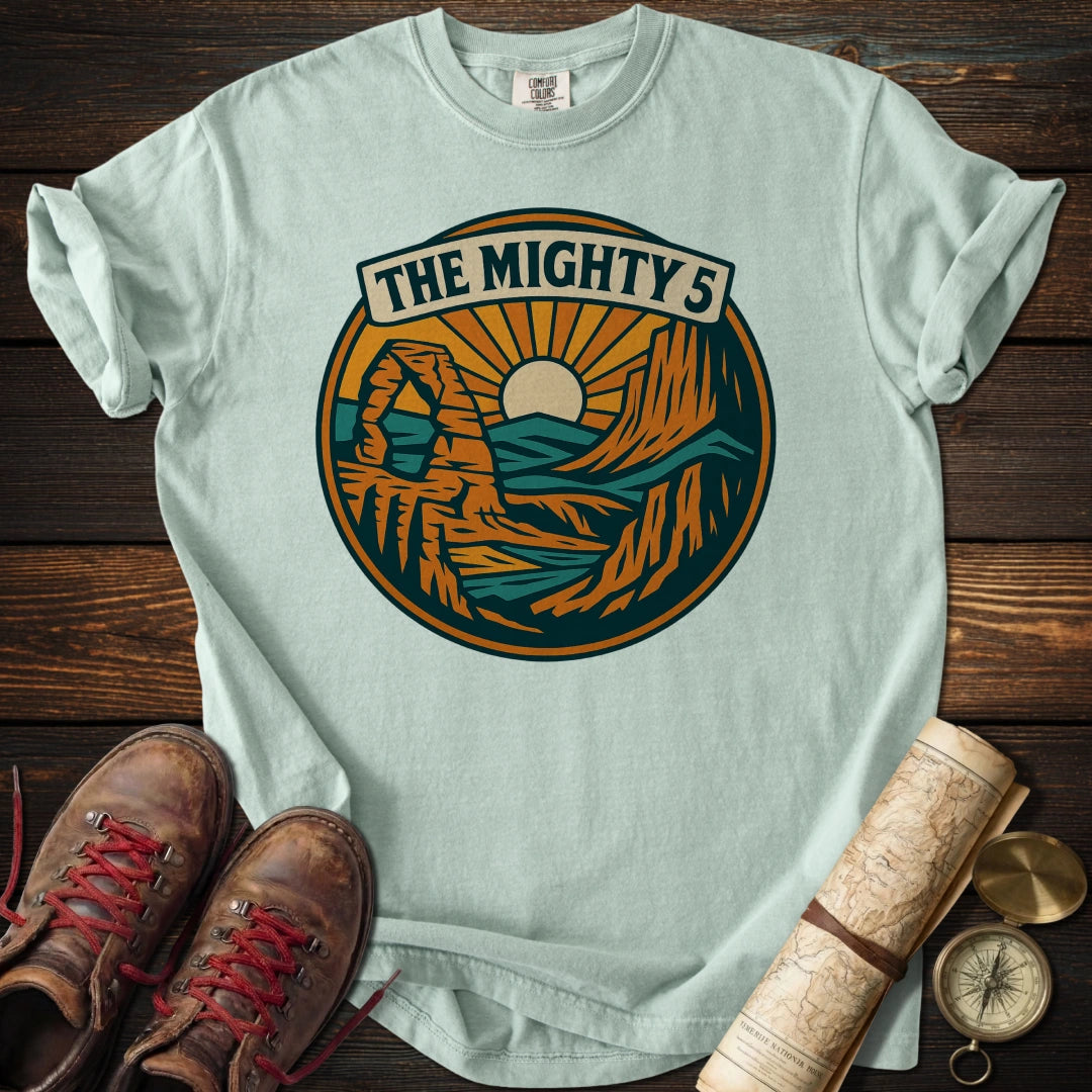Mighty 5 Vintage Panorama T-Shirt