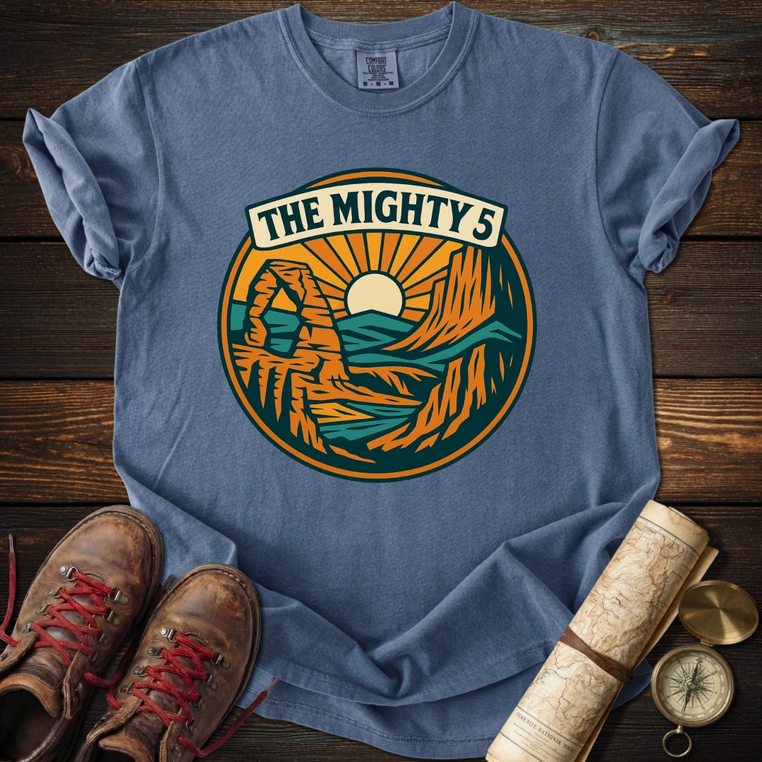 Mighty 5 Vintage Panorama T-Shirt