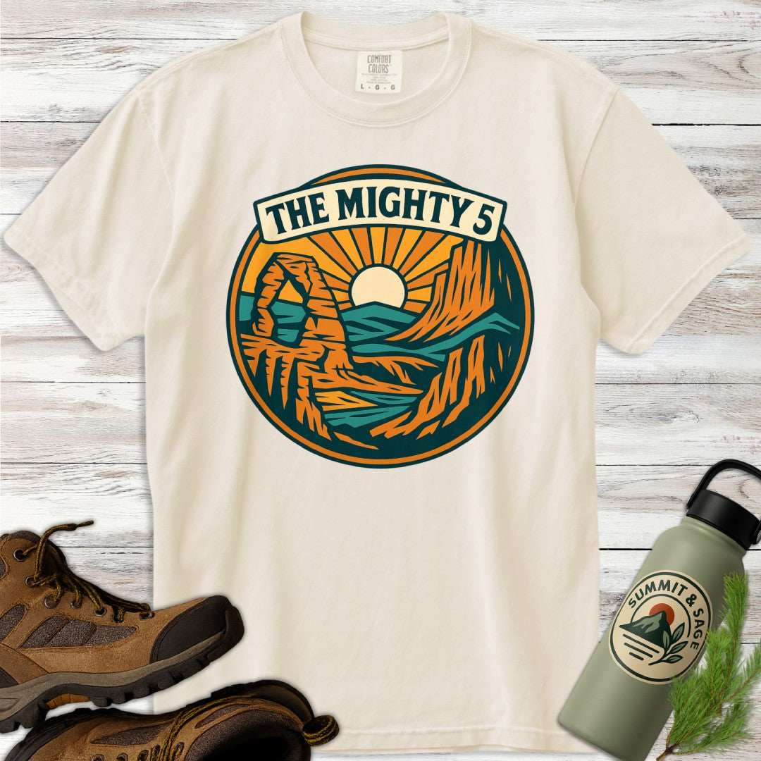 Mighty 5 Vintage Panorama T-Shirt