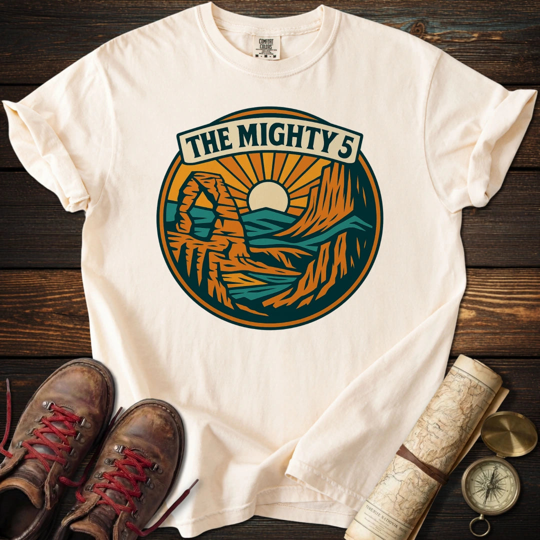 Mighty 5 Vintage Panorama T-Shirt