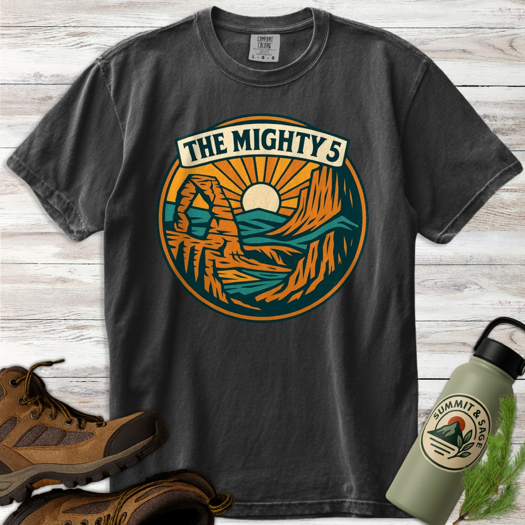 Mighty 5 Vintage Panorama T-Shirt