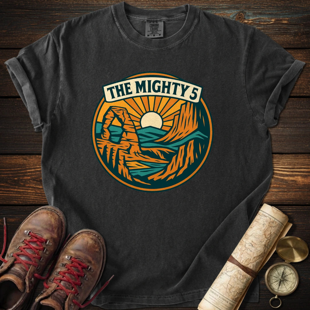 Mighty 5 Vintage Panorama T-Shirt