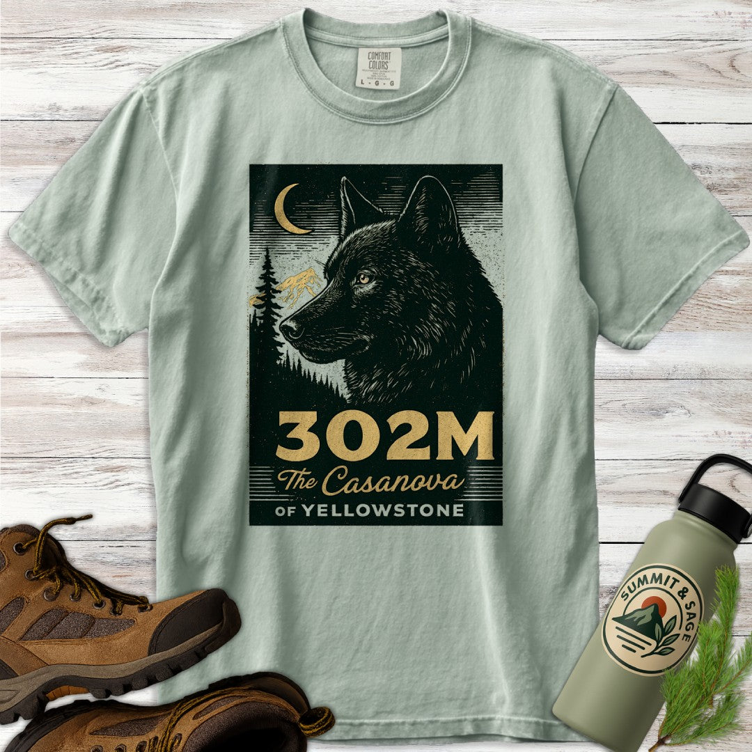 302M Casanova Wolf Yellowstone T-Shirt