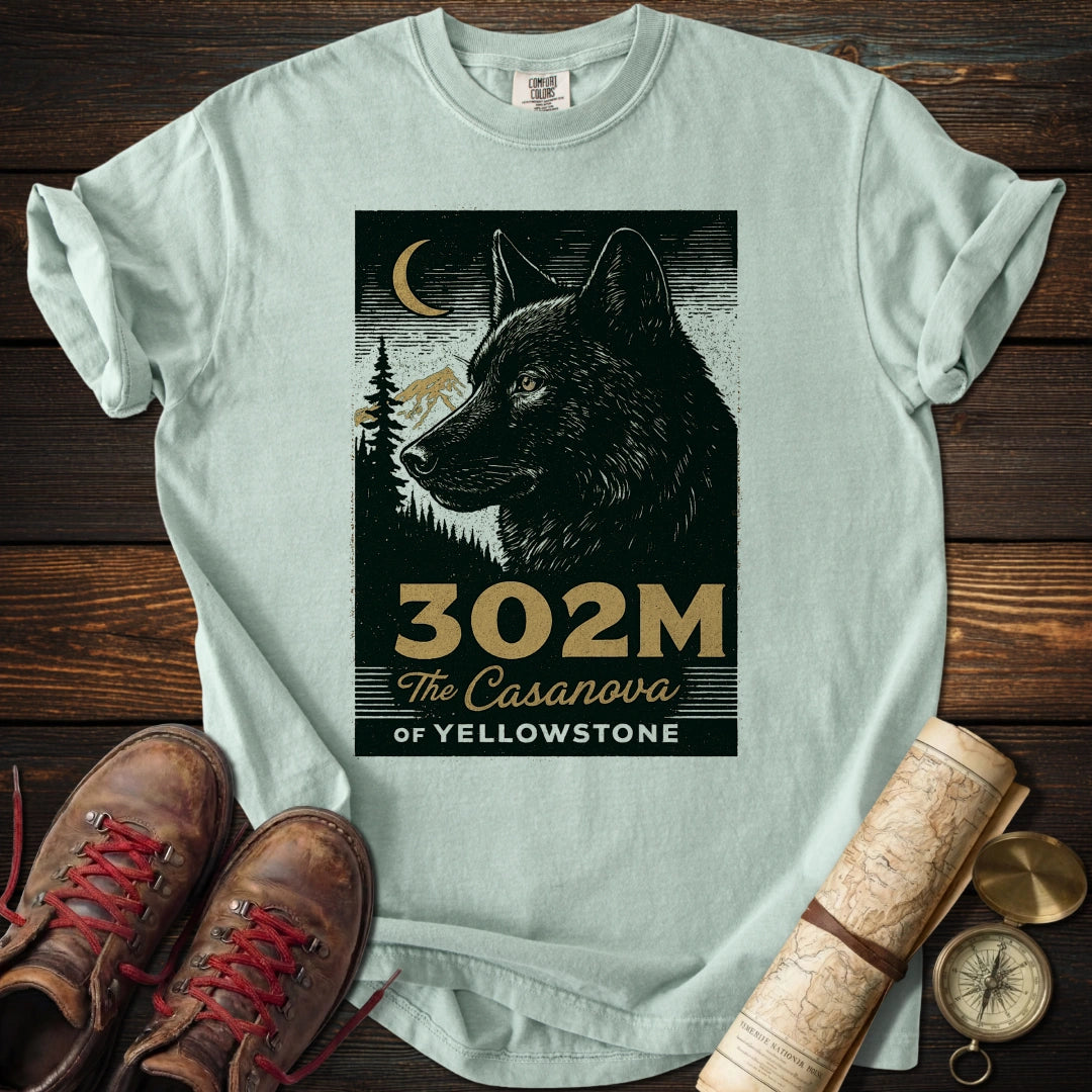 302M Casanova Wolf Yellowstone T-Shirt