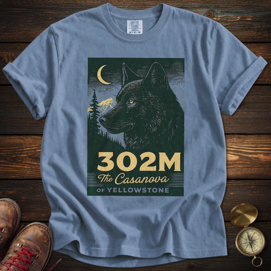 302M Casanova Wolf Yellowstone T-Shirt