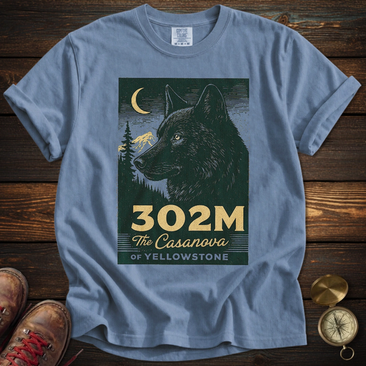 302M Casanova Wolf Yellowstone T-Shirt