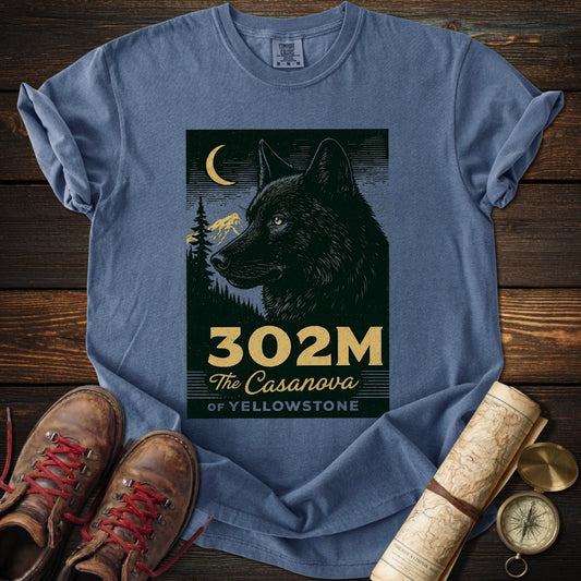 302M Casanova Wolf Yellowstone T-Shirt