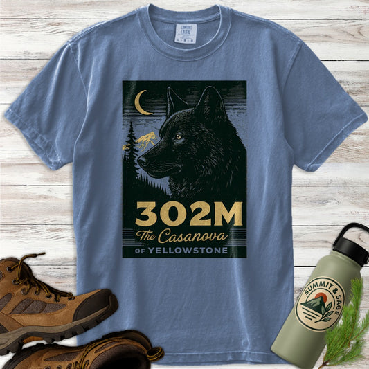 302M Casanova Wolf Yellowstone T-Shirt