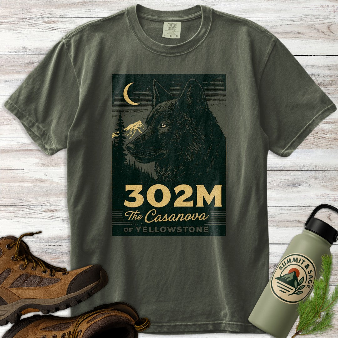 302M Casanova Wolf Yellowstone T-Shirt