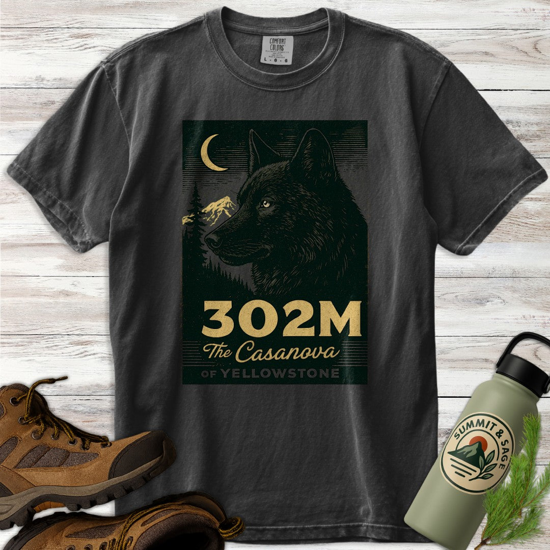 302M Casanova Wolf Yellowstone T-Shirt