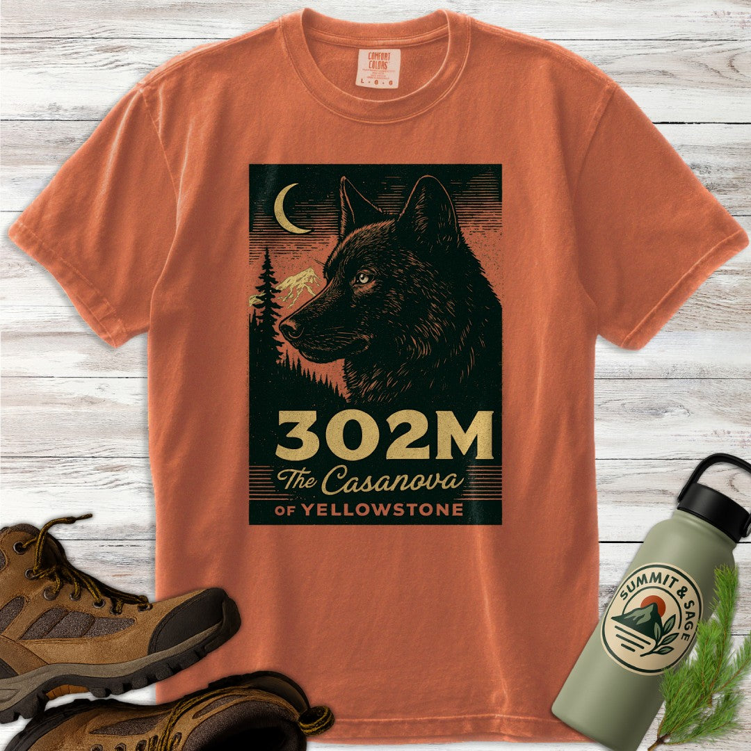 302M Casanova Wolf Yellowstone T-Shirt