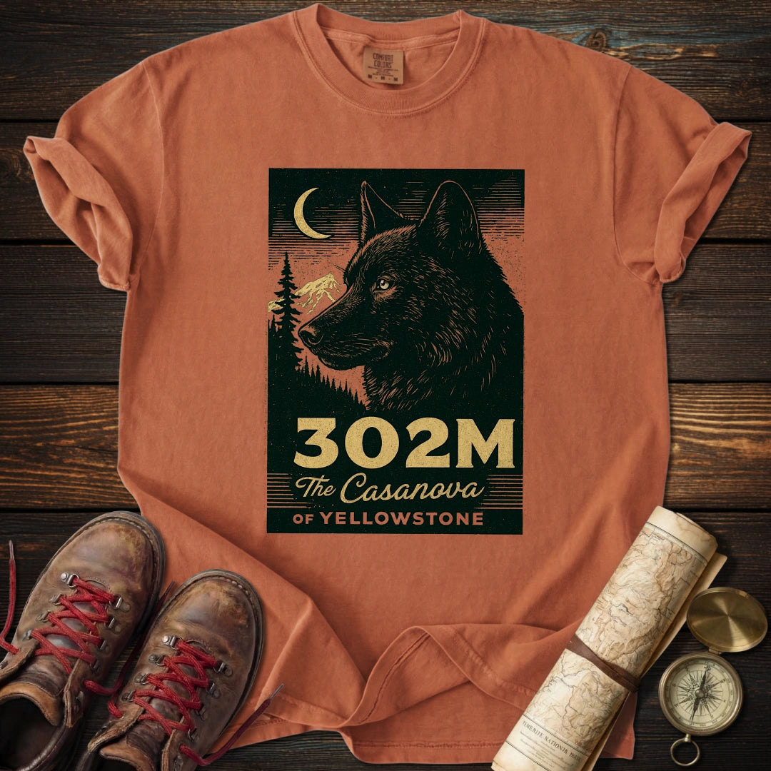 302M Casanova Wolf Yellowstone T-Shirt