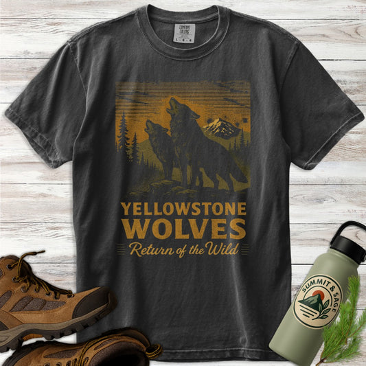 Vintage Yellowstone Wolves T-Shirt